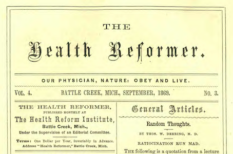 O Health Reformer (Vida e Saúde) de 1869: Vacinas são Abomináveis